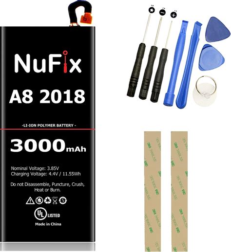 Nufix Battery Replacement For Samsung A Mah Compatible