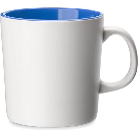 Cava White Mug En C Ramique Royal Blue Axon Profil