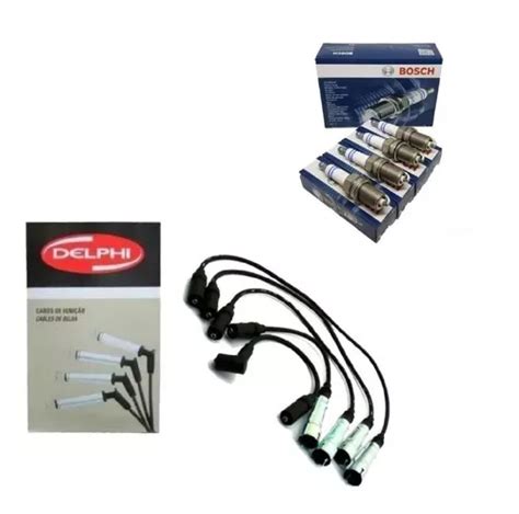 Cables De Bujias Bujias Bosch Para Vw Gol Con Distribu