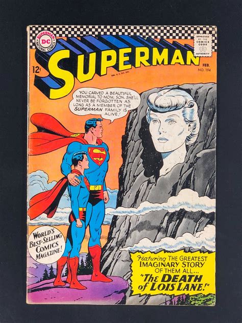 Superman #194 (1967) VG/FN The Death of Lois Lane | Comic Books ...