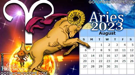 August Aries Horoscope Free Monthly Horoscope For August And