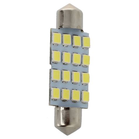 X Mm Led Car Interior White Smd Dome Light Lamp Bulb