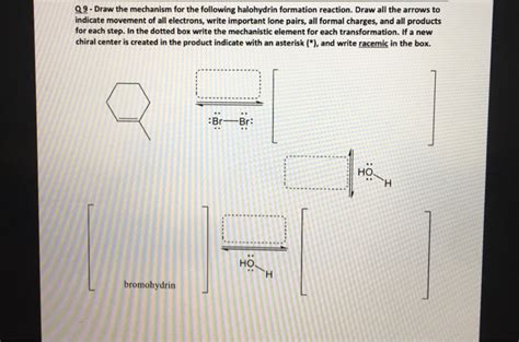 Solved 99-Draw the mechanism for the following halohydrin | Chegg.com