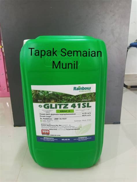 20 Liter Glitz Racun Rumput Rumpai Glyphosate 41 Herbicide Generic