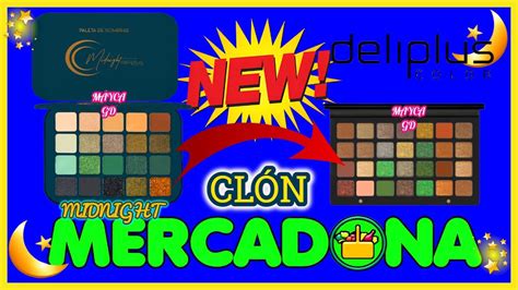 Mercadona Nueva Paleta Sombras Midnight Cl N De Una De Alta Gama