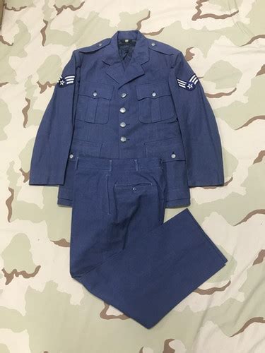 Vintage Wool Us Air Force Jacket Trousers Dress Blue Army Navy