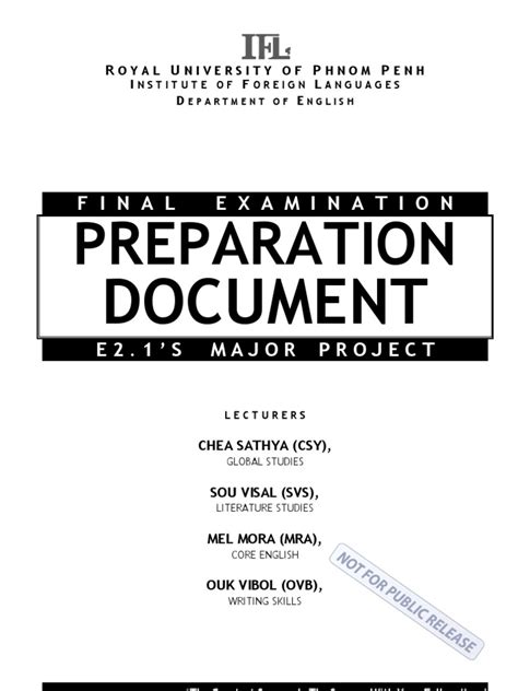 preparation document  edition  schools graduate school