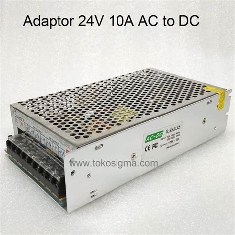 Jual Adaptor Switching Power Supply Ac To Dc V A Metal Case W