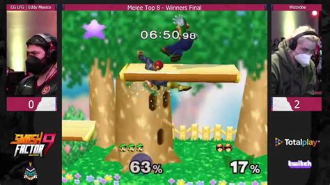 Wizzrobe Falcon Vs CG LFG Eddy Mexico Luigi Smash Factor 9