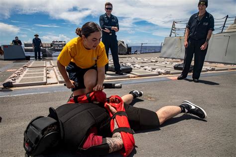 Dvids Images Sailors Aboard Uss Dewey Conduct Security Reaction