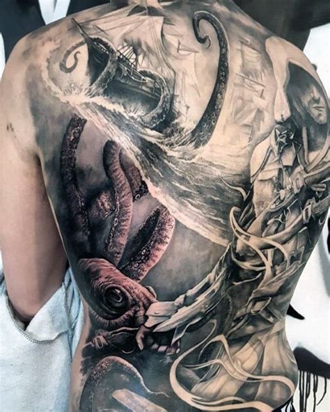 50 Cool Back Tattoos For Men Expansive Canvas Design Ideas