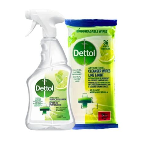 Dettol Zestaw Chusteczki Antybakteryjne Spray Allegro Pl