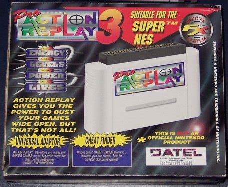 Snes Central Pro Action Replay