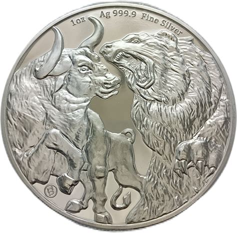 Srebrna moneta Byk i Niedźwiedź 1 oz 2022 14829377690 oficjalne