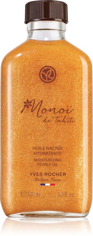 Yves Rocher Monoi De Tahiti Aceite Para Dar Brillo Para Cuerpo Y