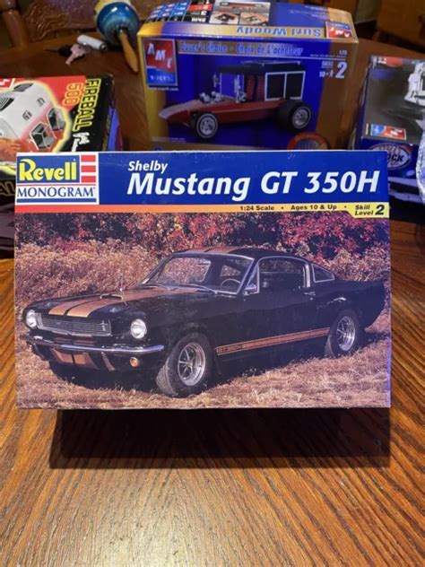 REVELL MONOGRAM SHELBY Mustang Gt 350H Model Kit 1 24 Scale Nib Sealed