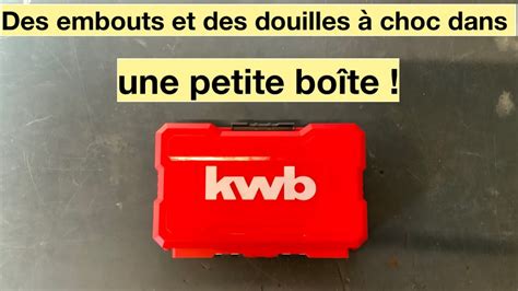 Boîte à embout KWB Compacte même avec des douilles YouTube