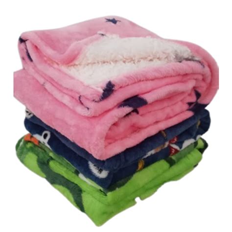 Cobertor Infantil Coberdrom Para Bebê Manta Soft Sherpa Estampada Dupla