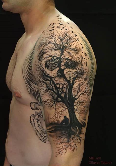 Tree Tattoos for Men - Ideas and Designs for guys