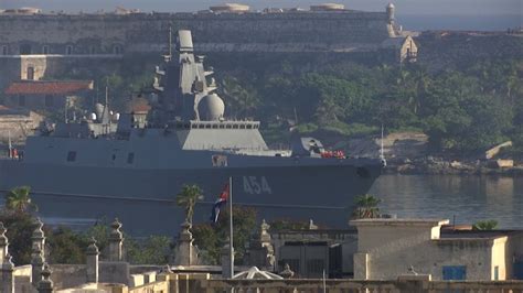 Destacamento Naval Ruso Entra En El Puerto De La Habana Youtube