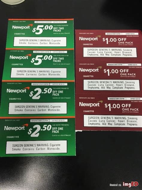 $3 Off Newport Coupon Printable