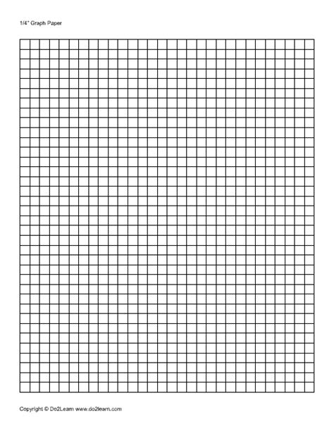 1 4 Graph Paper Printable