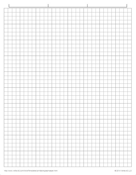1 4 Graph Paper Template Word