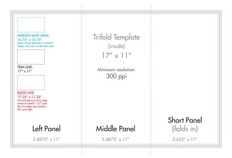 11x17 Trifold Template