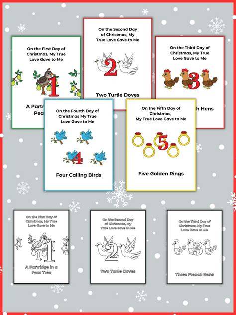 12 Days Of Christmas Template