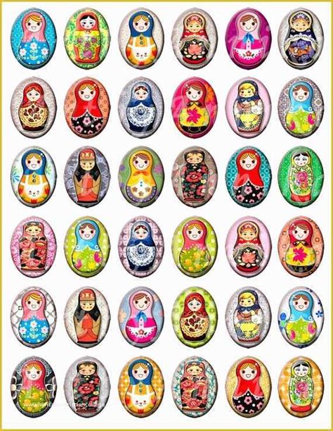 12mm Cabochon Printables