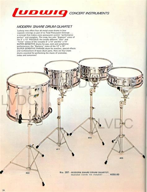 1970 Ludwig Drum Catalog