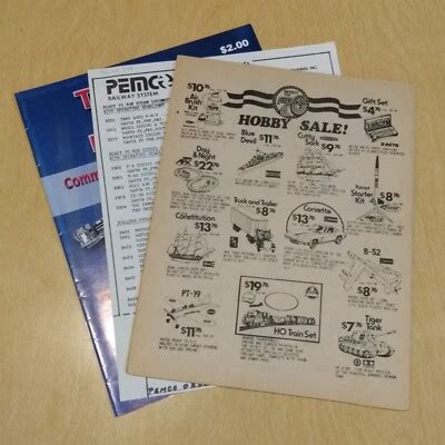 1970s Hobby Surplus Sales Catalogs