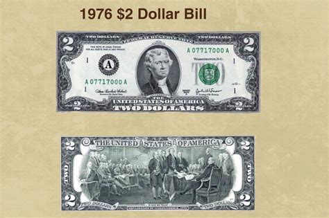 1976 $2 Bill Value Chart