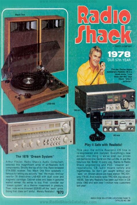1978 Radio Shack Catalog