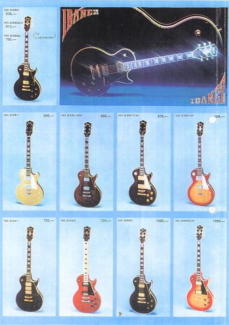 1979 Ibanez Catalog