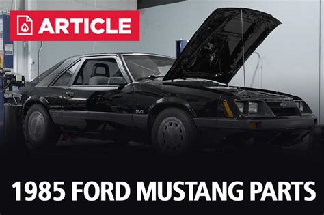 1985 Mustang Parts Catalog