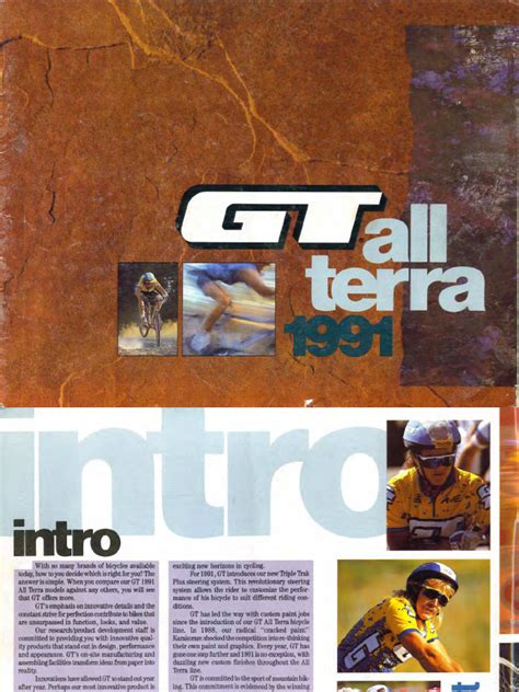 1991 Gt Catalog