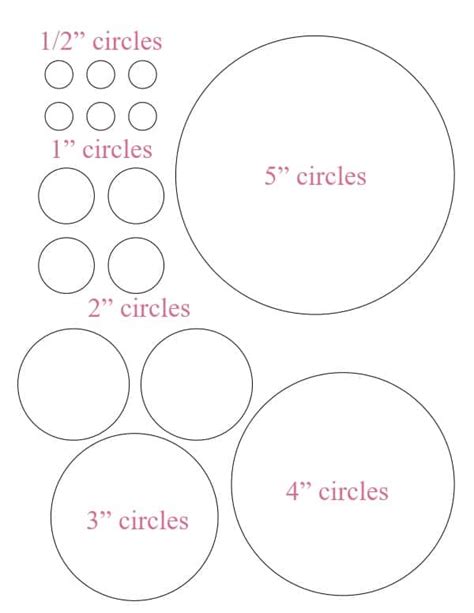 2 1/4 Circle Template