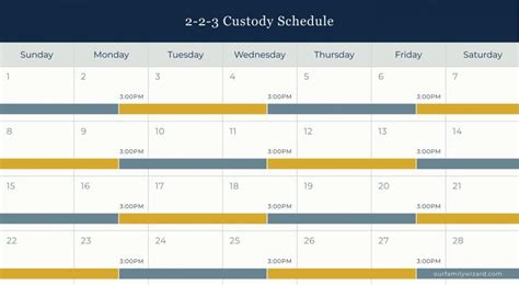 2 2 3 Schedule Template