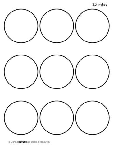 2 5 Inch Circle Template