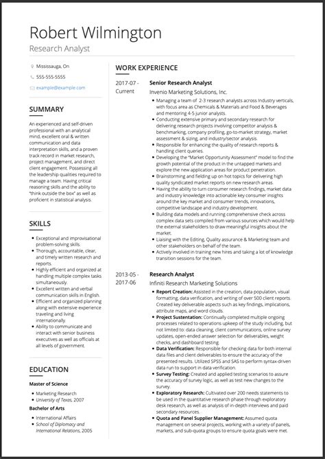 2 Column Resume Template Word