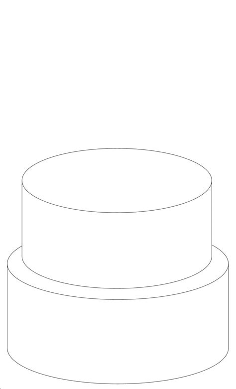 2 Tier Cake Template