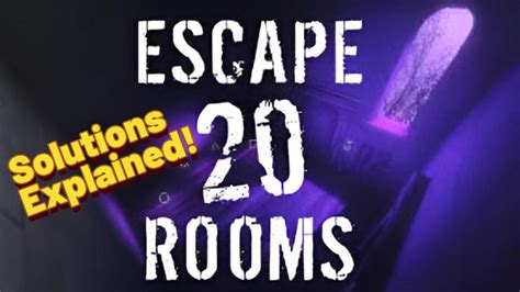 20 Escape Rooms Walkthrough