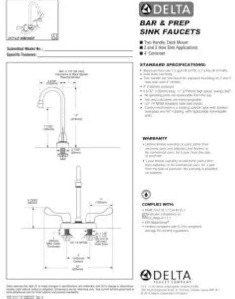 2004 Delta Faucet Parts Catalog