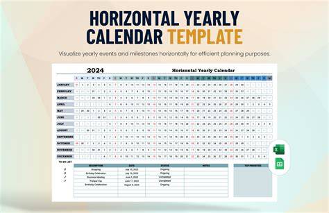 2014 Printable One Page Excel Yearly Calendar Template