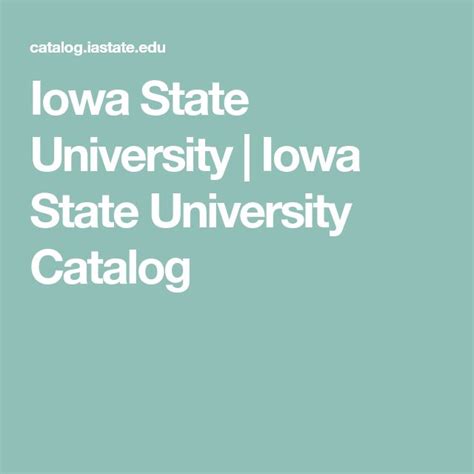 2016 Management Major Catalog Iowa State