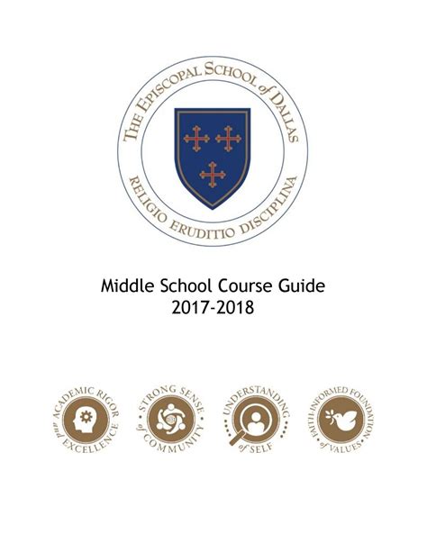 2017 18 Dsisd Middle School Course Catalog