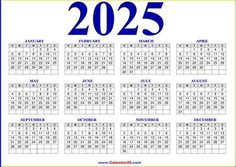 25/26 Printable Calendar