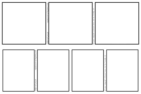 3 Panel Comic Strip Template