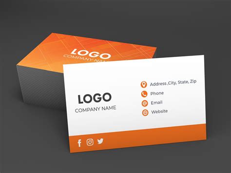3.5 X2 Business Card Template